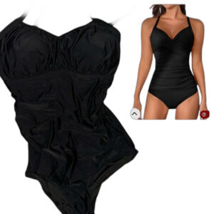 Black Swimsuit-one-piece